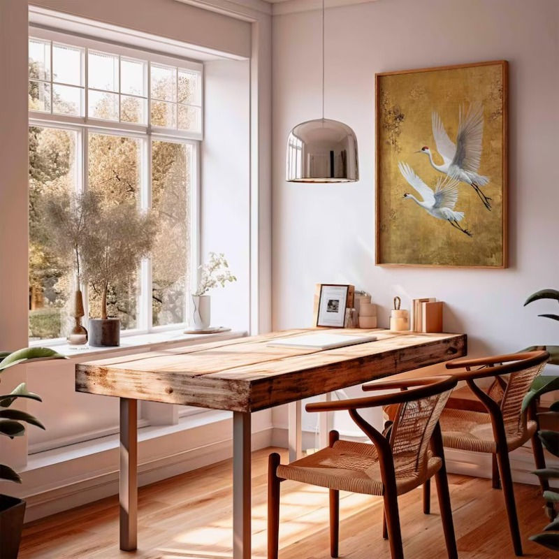 Thumbnail: Golden Flight™ Crane Wall Art
