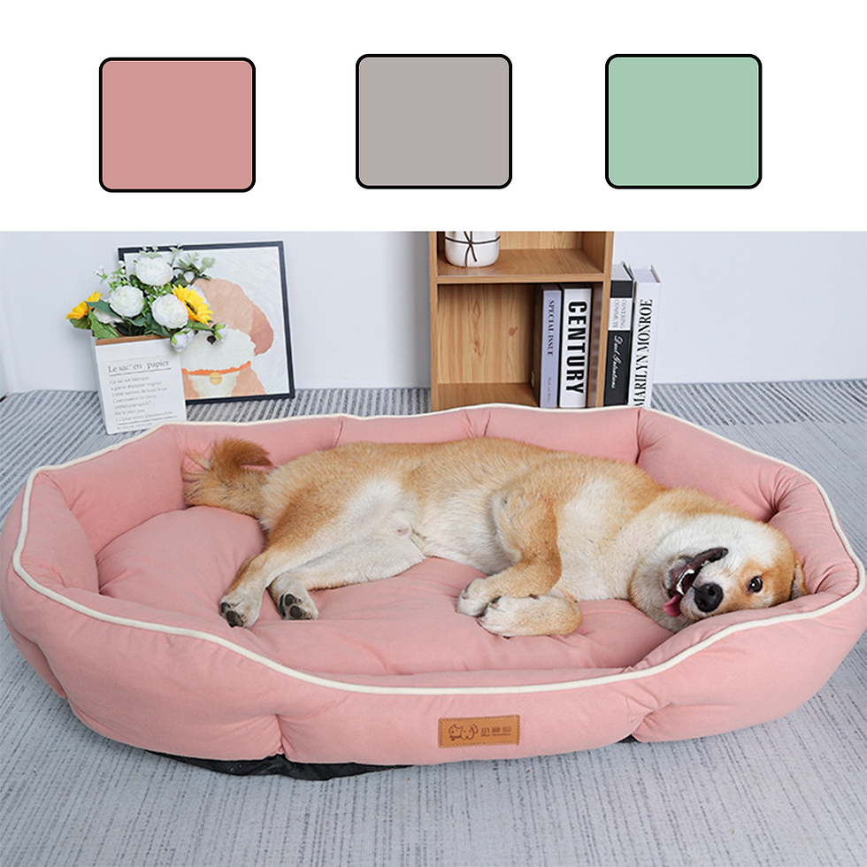 Thumbnail: Corduroy Solid Dog Bed & Sofa – Comfortable, Durable & Easy to Wash
