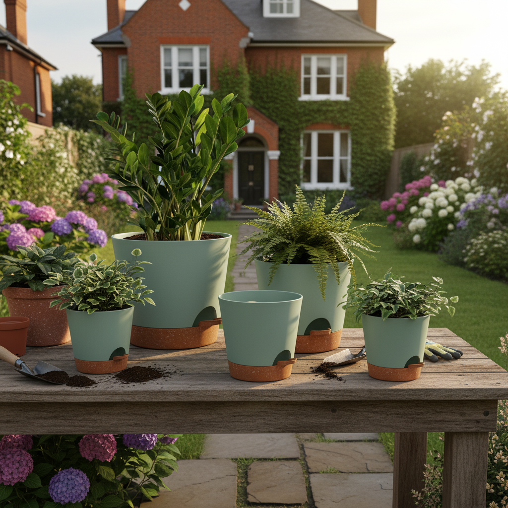 The AquaReserve: Self-Watering Planter Collection
