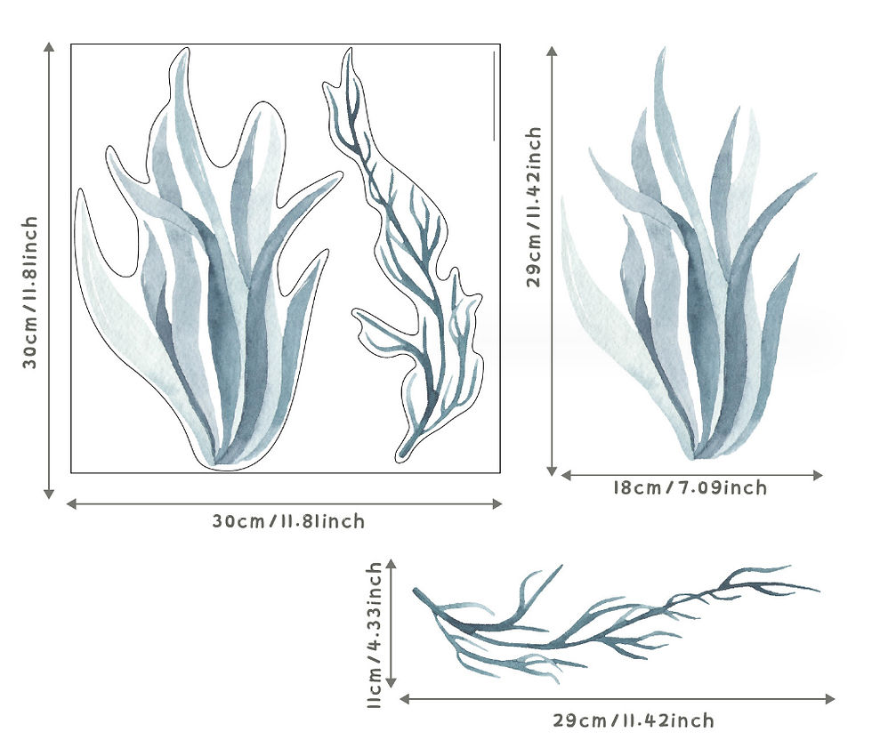 Thumbnail: The Ocean Whisper: Watercolor Decal Collection