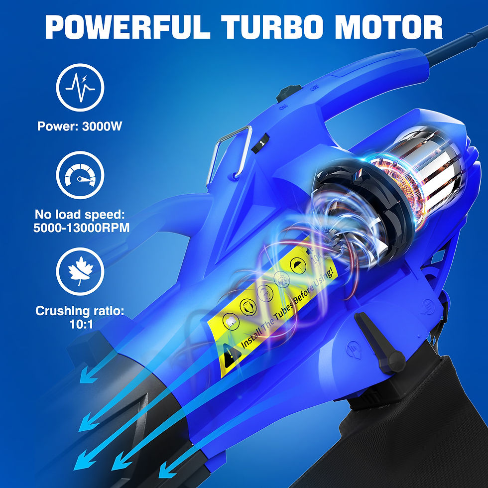 Thumbnail: TitanSweep 3-in-1 Pro – Advanced Electric Leaf Blower, Vacuum & Mulcher