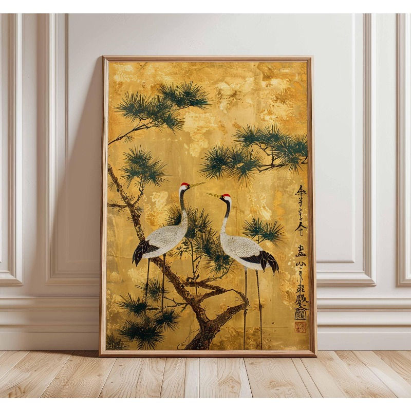 Thumbnail: Golden Flight™ Crane Wall Art