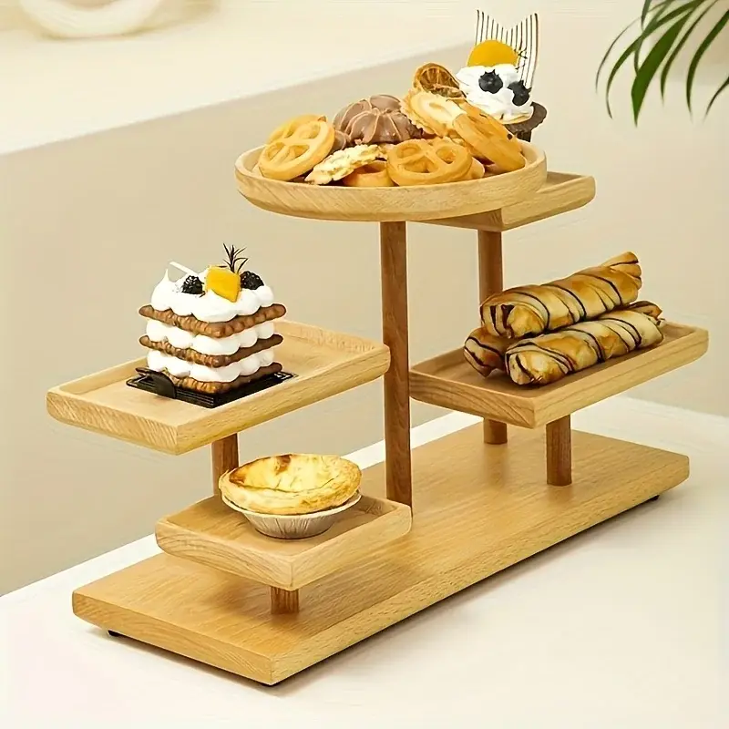 Thumbnail: The Artisan’s Tier – Handcrafted Solid Wood Vanity Display
