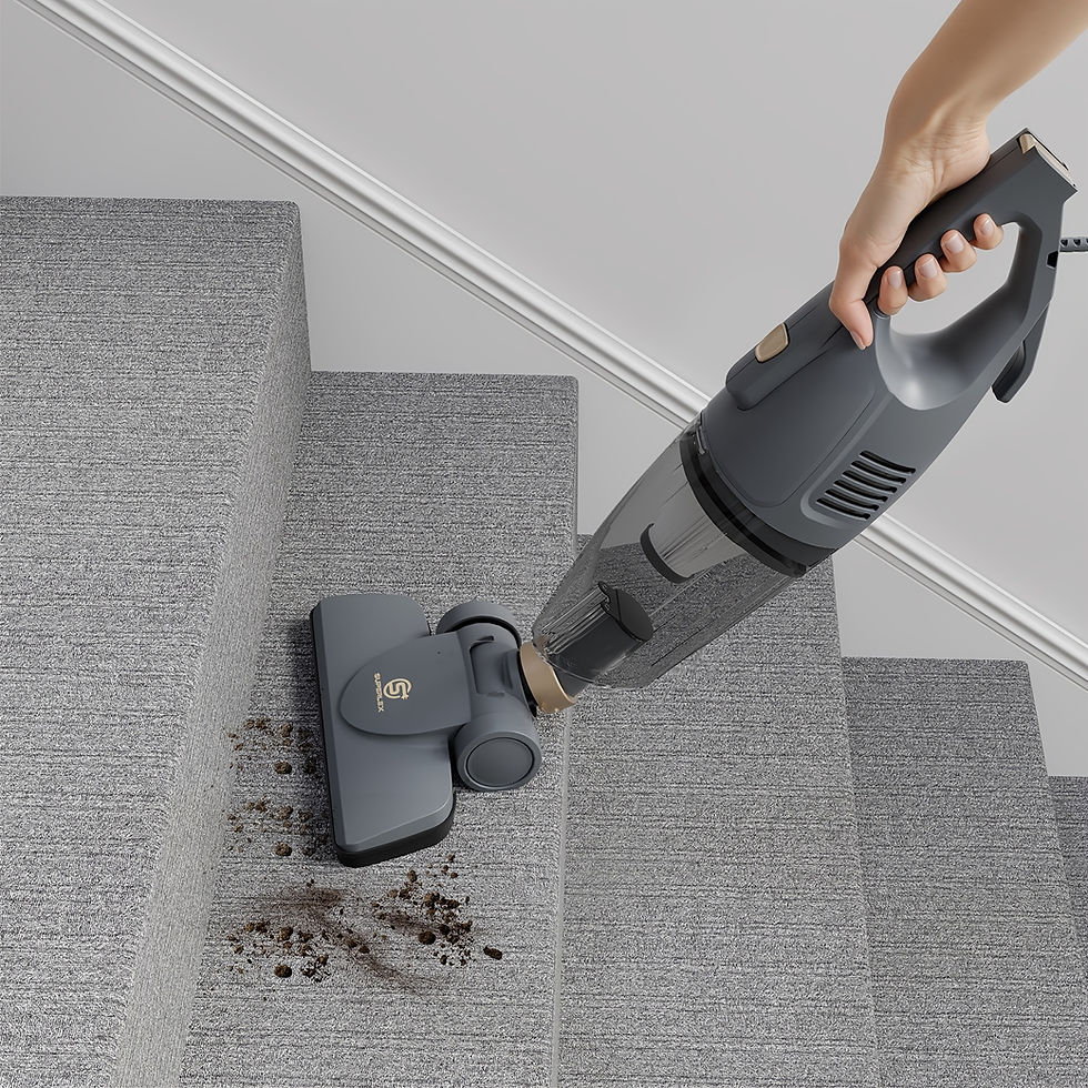 Thumbnail: qwSUPERLEX Corded Upright Vacuum Cleaner, 600W High Power with 27kPa Suction, 4m