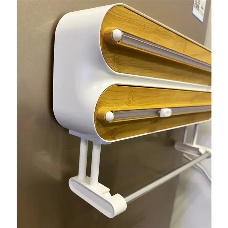 Thumbnail: Transform Your Kitchen Prep: The Ultimate 3-in-1 Wall-Mounted Film & Dispenser R