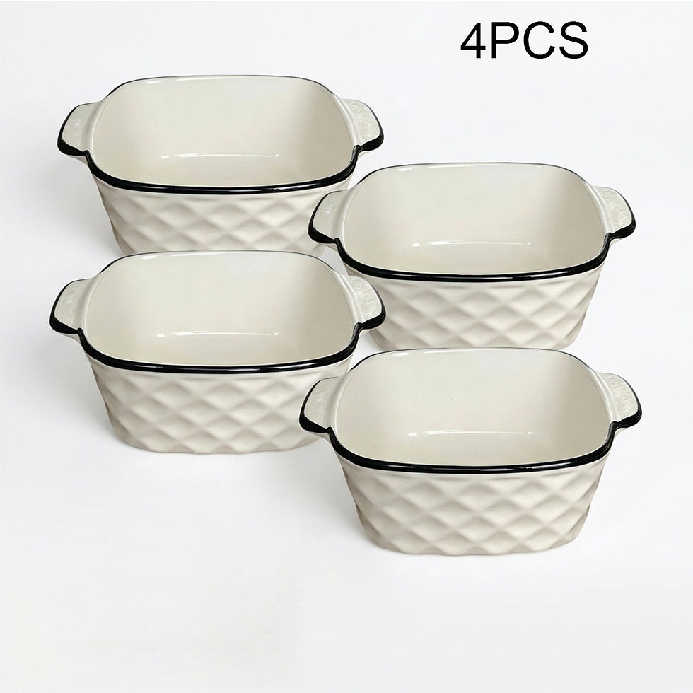 Thumbnail: HeritageBake™ Ceramic Serving Bowl Set – 4 Piece Collection