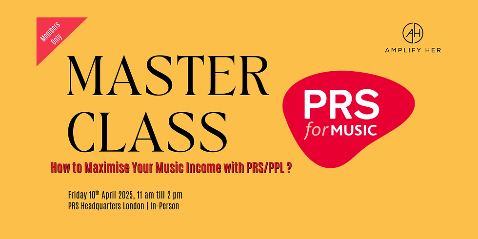 How To Maximise Your Music Income with PRS / PPL ? 