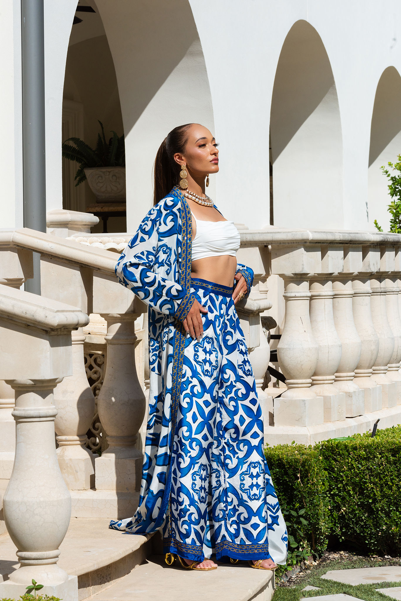 Luxe of Santorini Wide Leg Pants