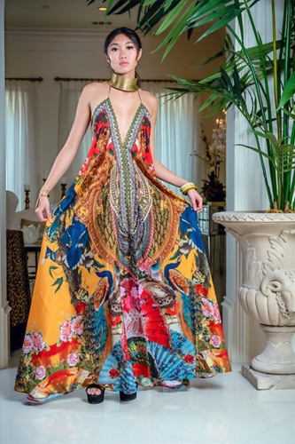 affordable homecoming dresses Simple Yellow Satin A-line V-neck Homecoming Dresses SH619