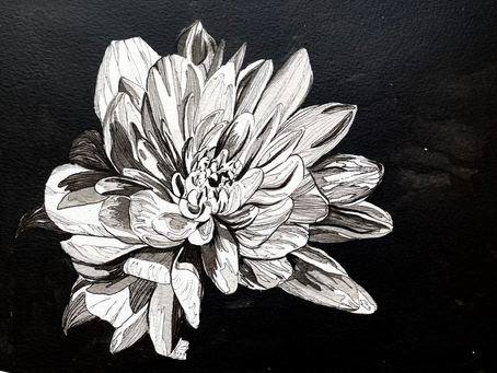 Ink wash