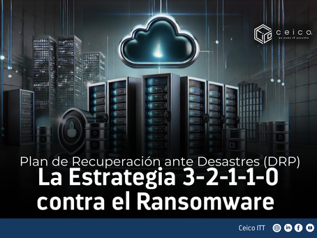 La Estrategia 3-2-1-1-0 contra el Ransomware: Plan de Recuperación ante Desastres (DRP)