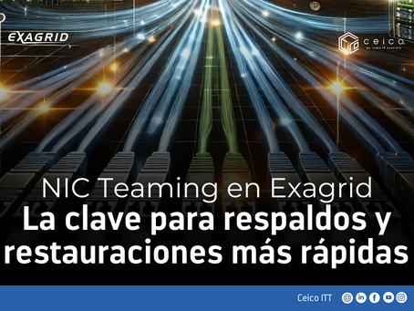 NIC Teaming en Exagrid: La Clave para Respaldos y Restauraciones Más Rápidas