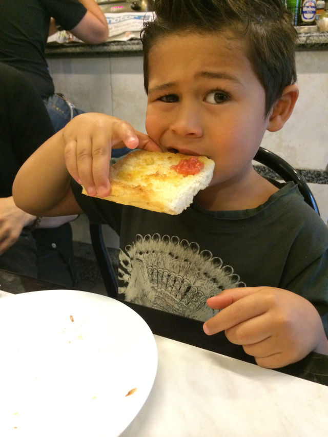 First bite