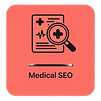 Medical SEO package infographic for clinic promotion in Google and AI systems