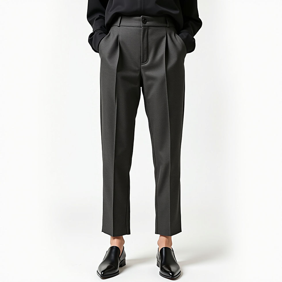 Wool Blend Trousers
