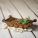 newborn photography props wooden bowl rustic baby photo prop