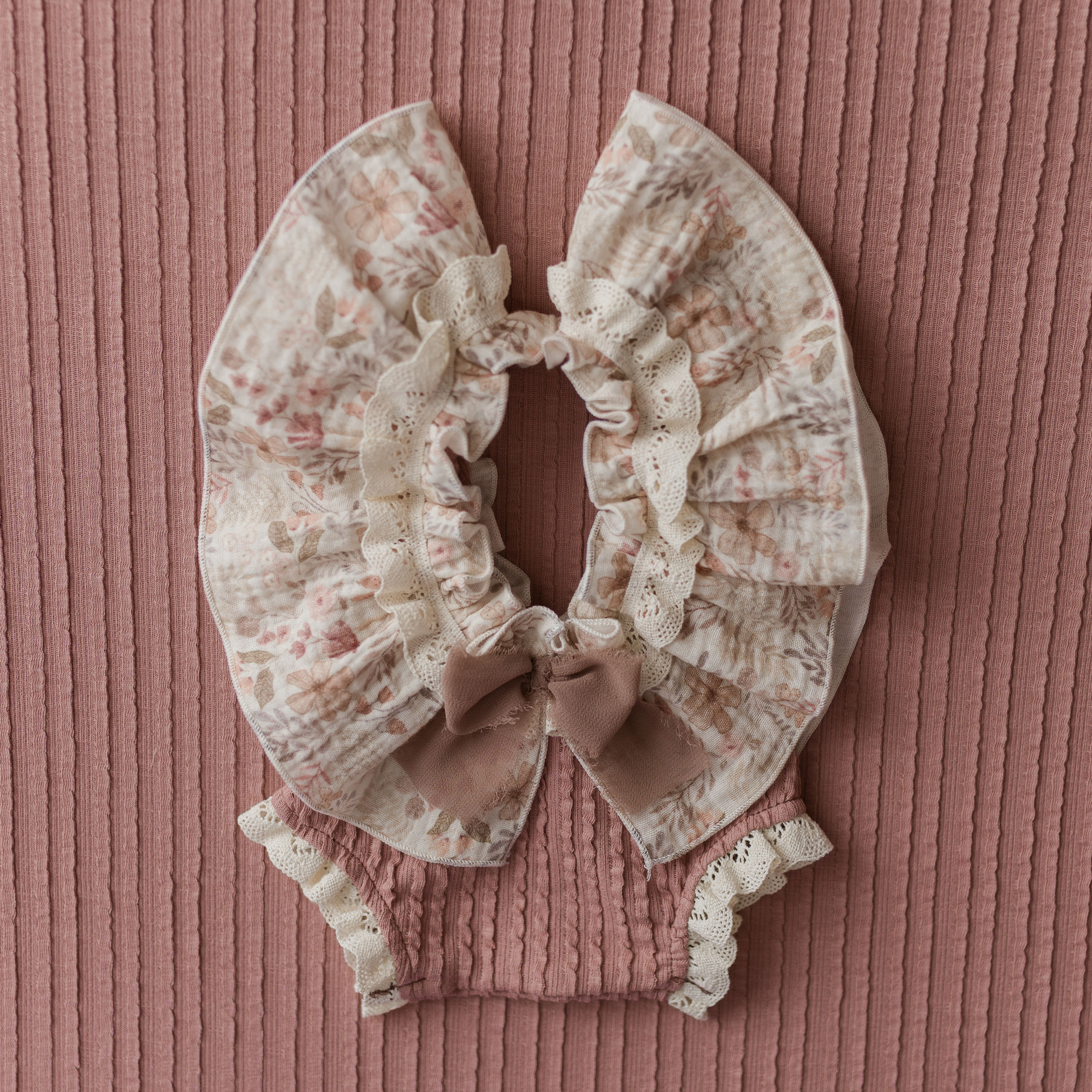 Butterfly - Newborn Photo Prop, Old Rose