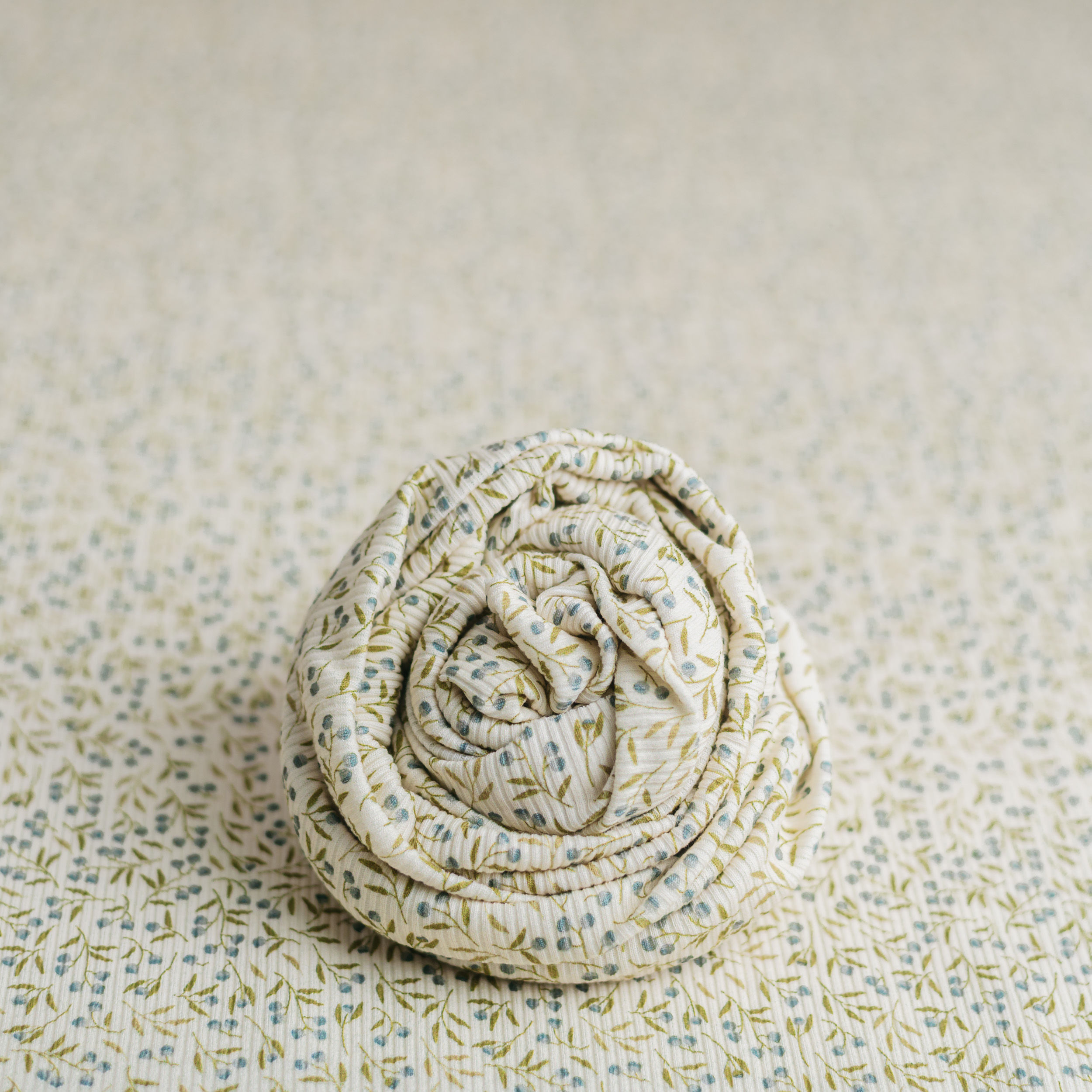 SET Beanbag Fabric and Wrap - Newborn Photo Prop Backdrop, Olive