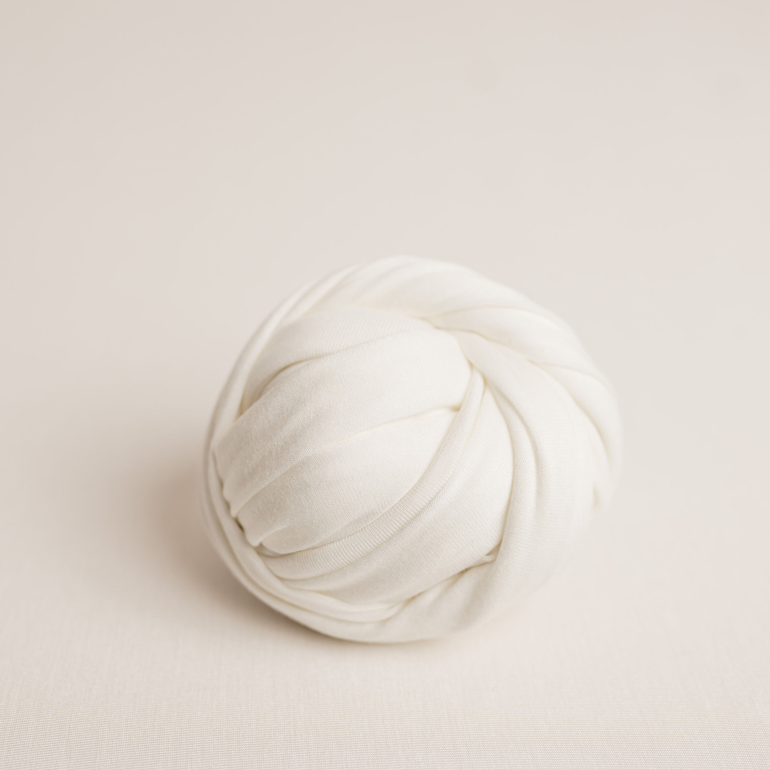 Beanbag Fabric and Wrap - Textured - Newborn Photo Prop Backdrop, Ecru