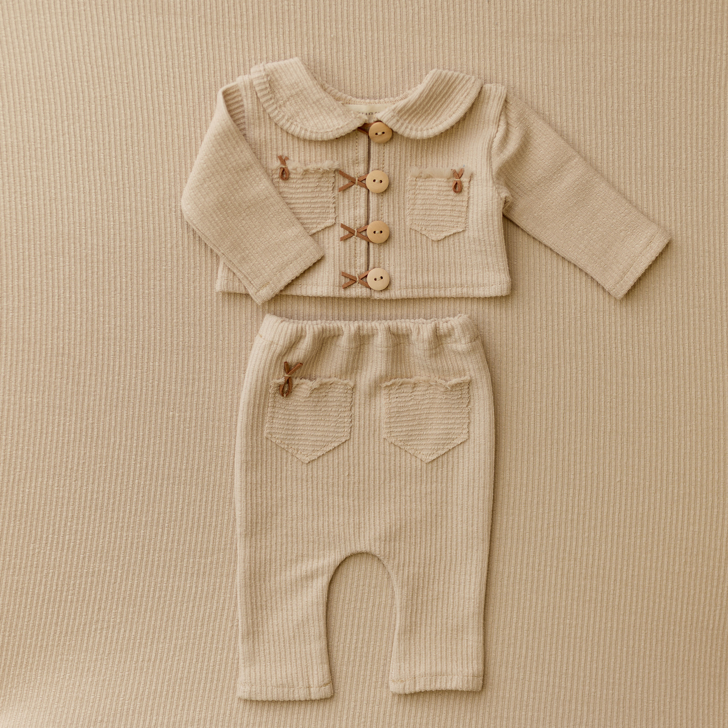 Billy - Newborn Photo Prop, Light Beige