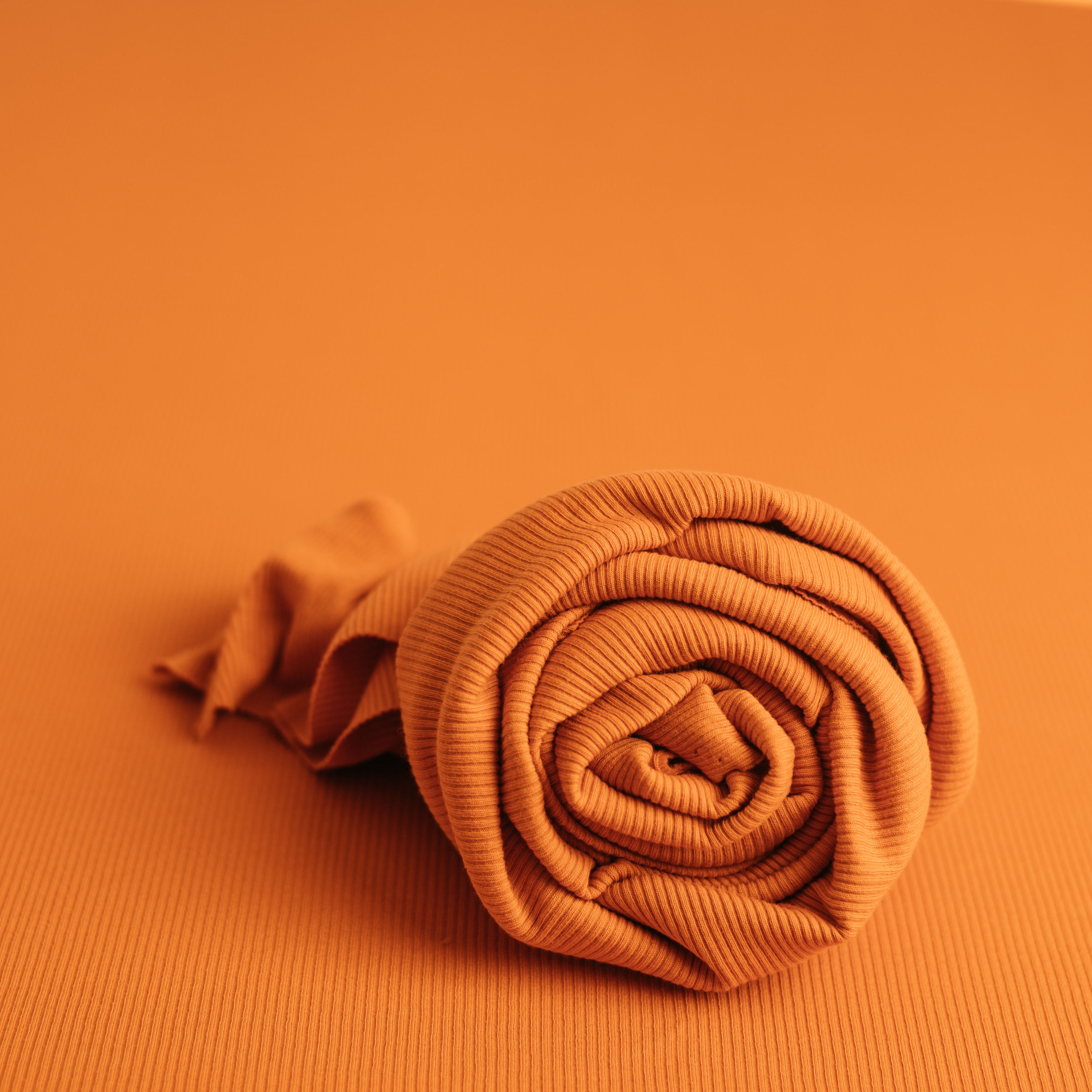 Beanbag Fabric and Wrap - Textured - Newborn Photo Prop Backdrop, Dusty Orange