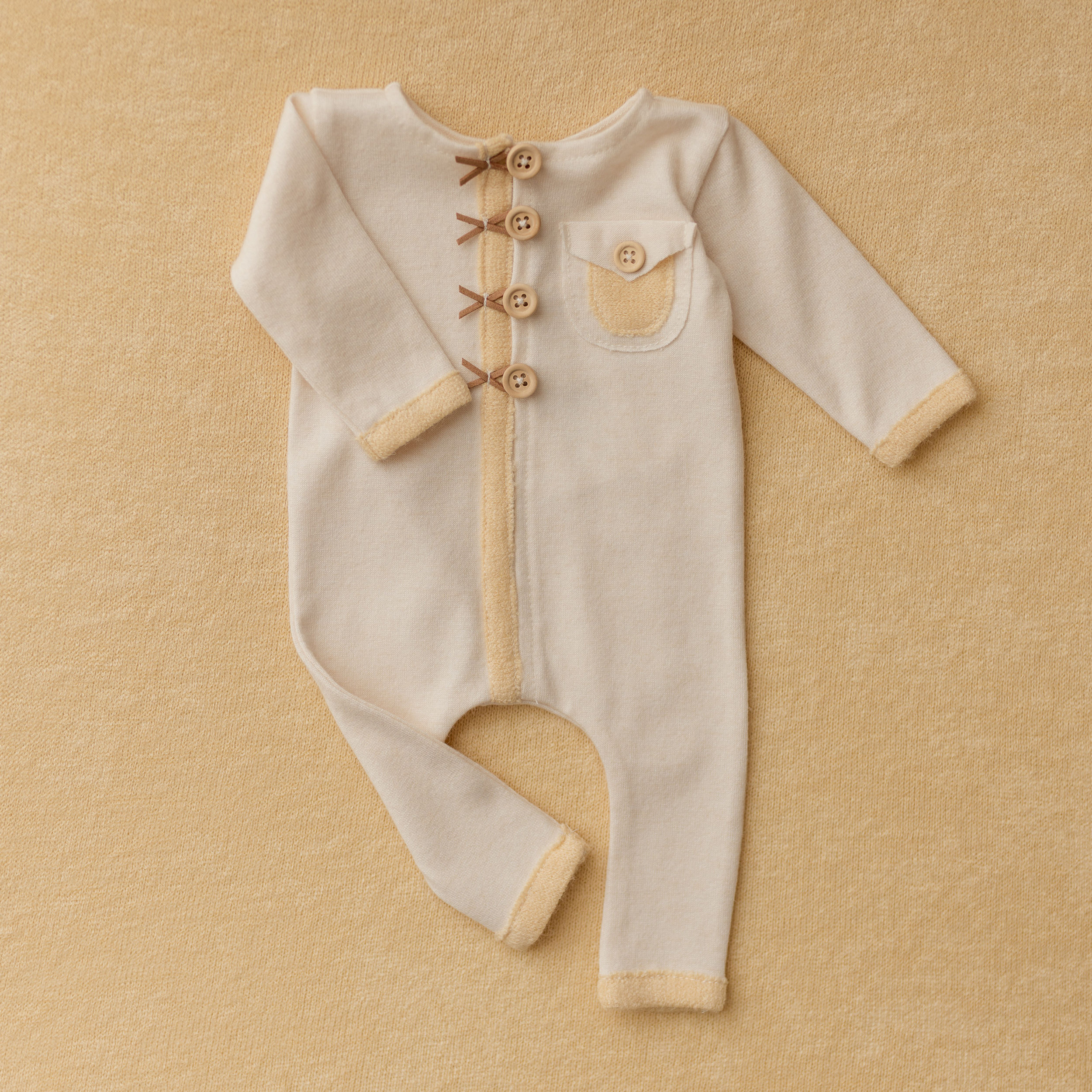 Joey - Newborn Photo Prop, Cream Melange