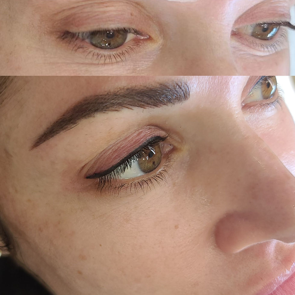 Permanent upper eyeliner from Tashi Brow Studio.