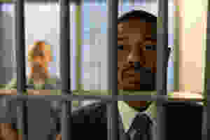 Ator Michael B. Jordan em cena do filme Luta por Justiça