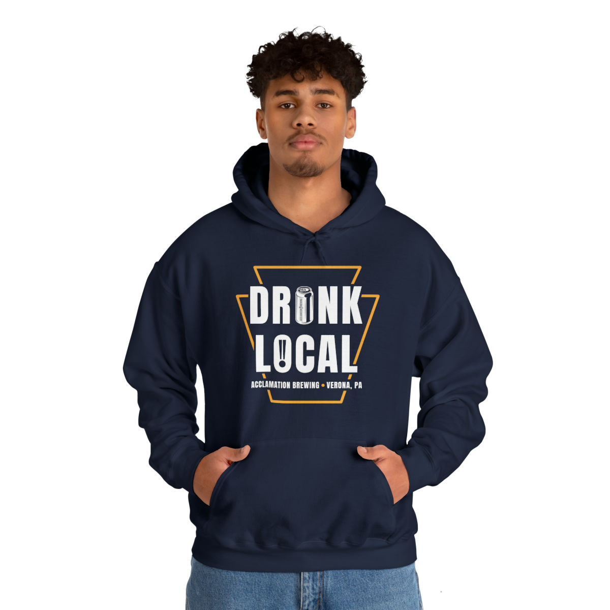 Drink Local Hooded Sweatshirt (unisex)