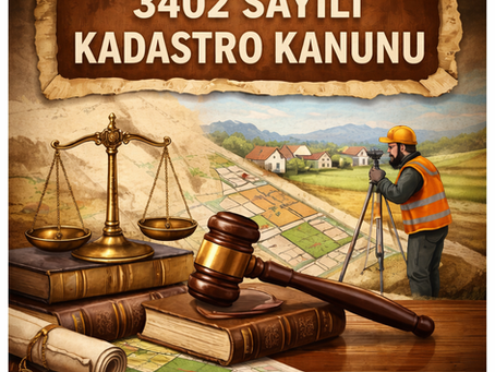 3402 SAYILI KADASTRO KANUNU