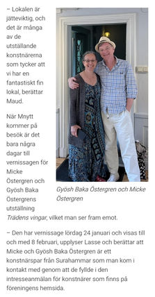 Utställning i Kristinehamn
24 jan - 8 feb 2026