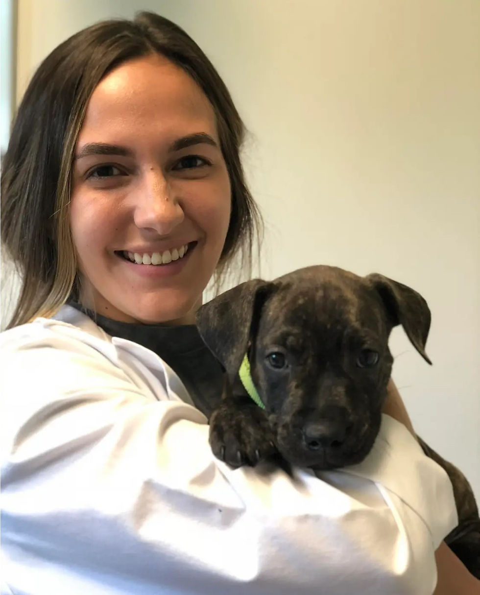 Lauren and Dog