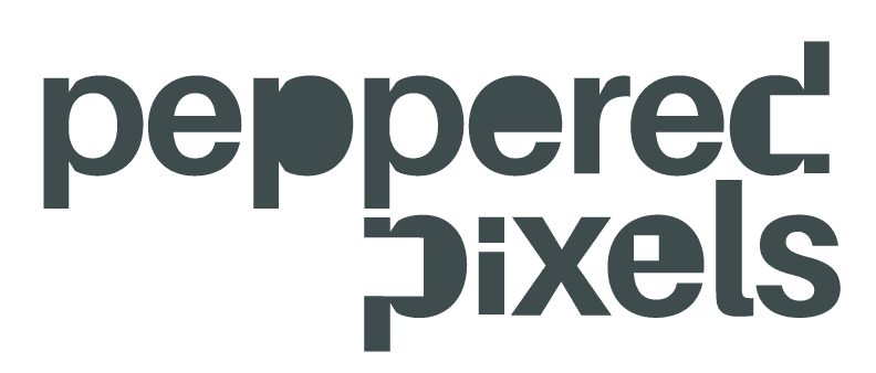 Peppered Pixels logo | HOME