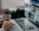 Olga Kondratenko of Peppered Pixels working on a Wix website design