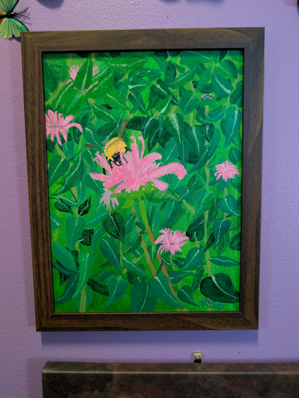 Pink Pollen Collection Original Painting