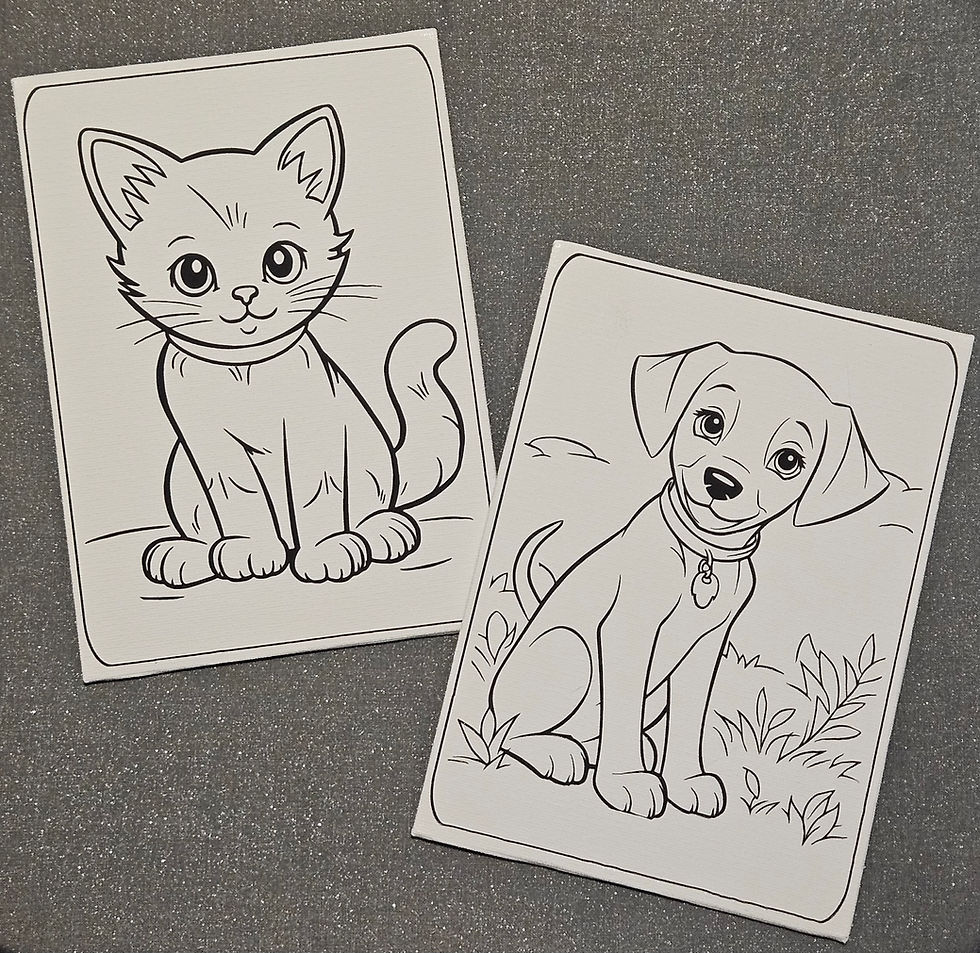 Thumbnail: Canvas Coloring Set