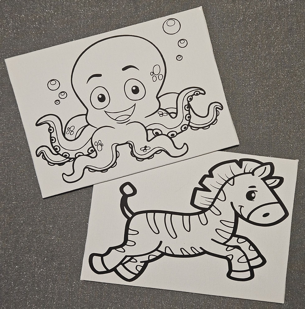 Thumbnail: Canvas Coloring Set