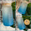 Thumbnail: 16oz Frosted Ombré Glass Cans w/Bamboo Lids