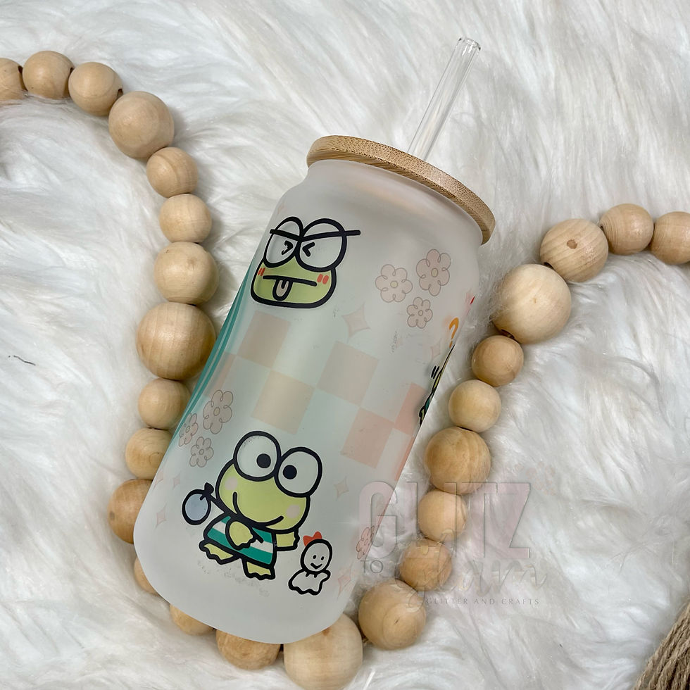 Thumbnail: Keroppi Glass Tumbler 16oz 
