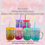 Thumbnail: 17oz Ombré Glass Mugs