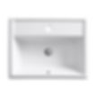 23" Drop-In Vitreous China Sink with Overflow