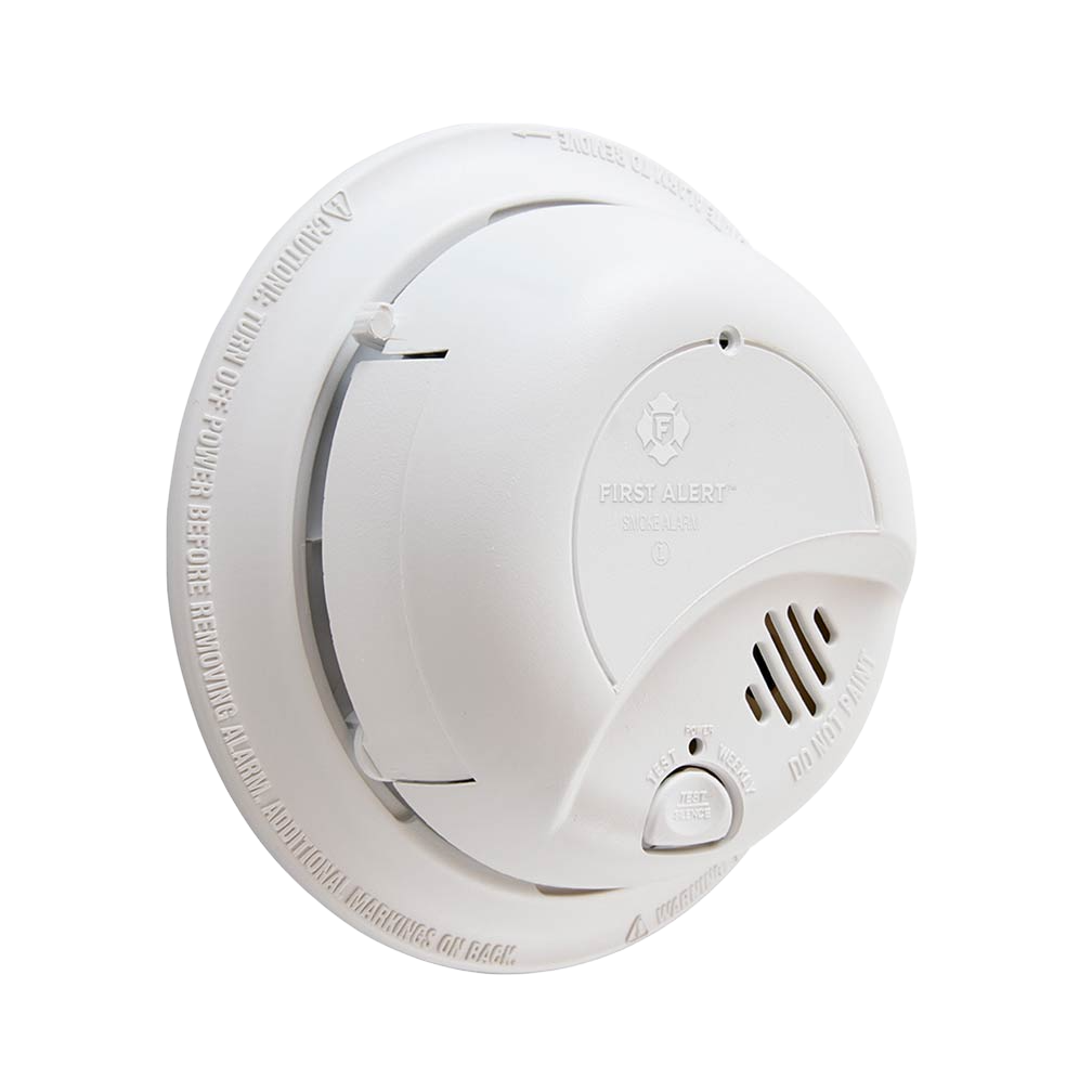 Hardwired Smoke Alarm Detector with Battery Backup
