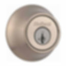 Single Cylinder Deadbolt Featuring SmartKey, Satin Nickel