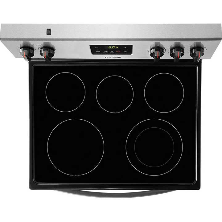 Thumbnail: 30" Free Standing Electric Range - Smooth Top in Stainless Steel Top