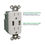 Thumbnail: Dual Power Wall Outlet & 4.8A High Speed USB Charger with 15A Tamper Resistant