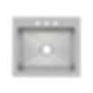 25 in. Single Bowl Undermount Sink