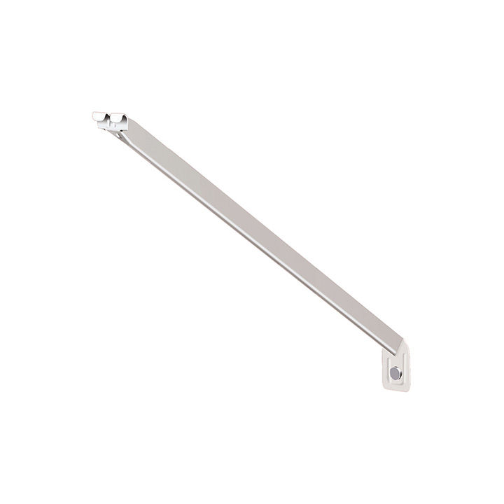 12 in. White Steel Shelf Bracket for Wire Shelving