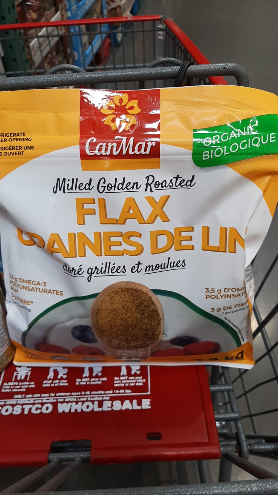 CANMAR Organic Milled Flax 1.2kg
