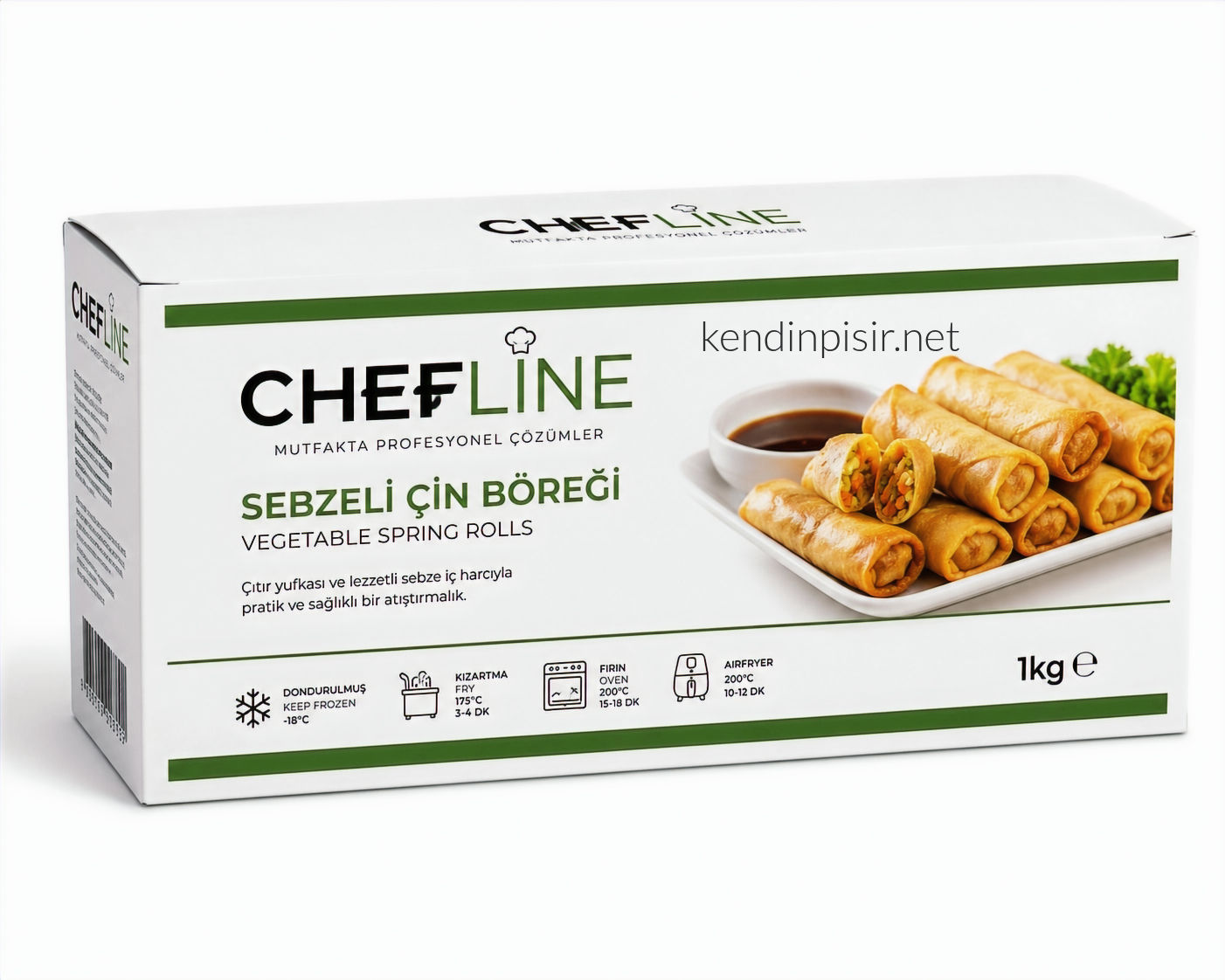Chefline Sebzeli Çin Böreği (1 kg)