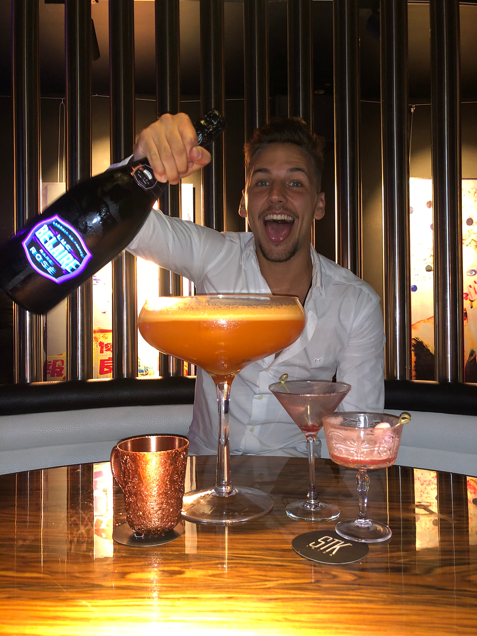 Restaurant: STK Ibiza - Know for Steaks but the video with their huge cocktail is the video that got views
